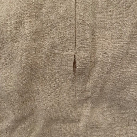 Bardot Goddess Linen Blend Halter Dress in Stone Size 10 NWT - Picture 9 of 9